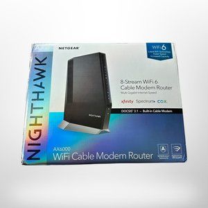 NETGEAR  -  AX8 NIGHTHAWK - AX6000 Wi-Fi Cable Modem Router
